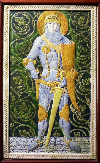 Gideon, Della Robbia Pottery, c.1900 door Harold Steward Rathbone