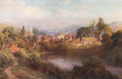 Godalming, Een Deel van de Oude Stad door Harold Sutton Palmer