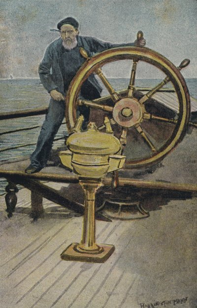 John Maynard, stuurman op Lake Erie in gedichten van Horatio Alger Jr en Theodor Fontane door Harrington Mann