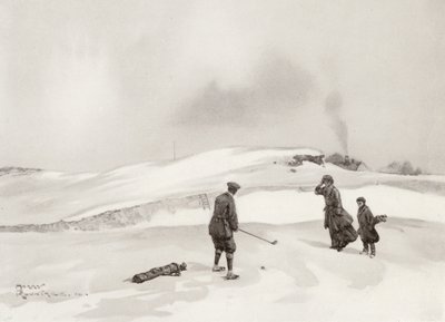 Golfbanen: Skegness, de tweede slag bij het negende gat door Harry (1878 1950) Rountree