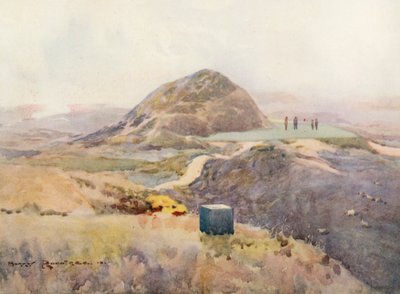 Golfbanen: Troon, het nieuwe korte gat (kleur litho) door Harry (1878 1950) Rountree
