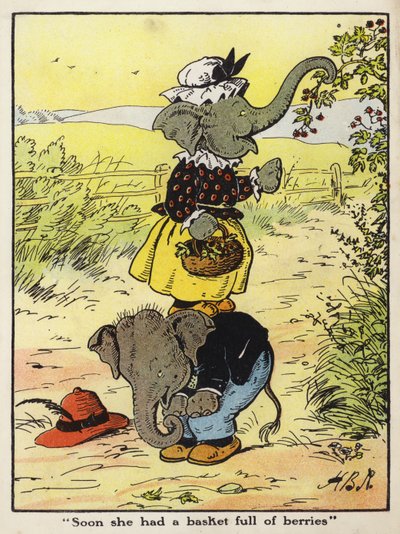 "Al snel had ze een mand vol bessen" door Harry B Neilson