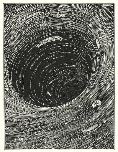 Edgar Allan Poe: Afvaart in de Maelstrom door Harry Clarke