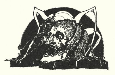 Edgar Allan Poe: Ontwerp motief door Harry Clarke