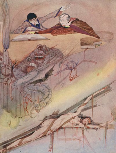 Edgar Allan Poe: De val van het huis Usher door Harry Clarke