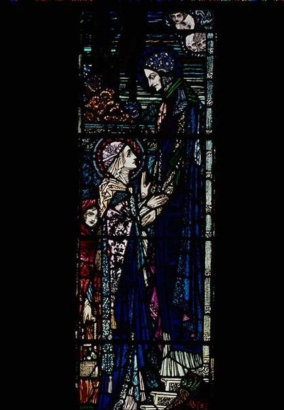 St. Elizabeth en Maria door Harry Clarke