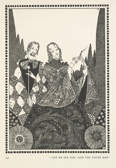 Het Oude Huis. "Laat me hem zien," zei de jonge man. door Harry Clarke