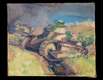 Tanks in actie door Harry Everett Townsend