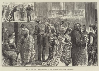Kunst in de Stad, Conversatie in het Mansion House door Harry Furniss