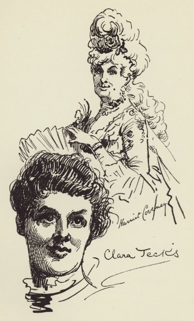 Harriet Coveney en Clara Jecks door Harry Furniss