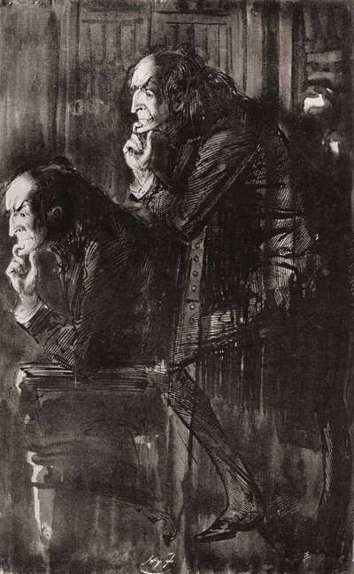 Illustratie voor de roman Het Spook