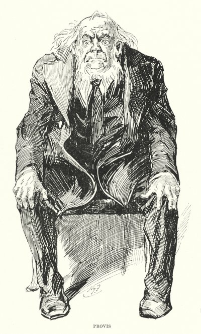 Illustratie voor Great Expectations door Charles Dickens door Harry Furniss