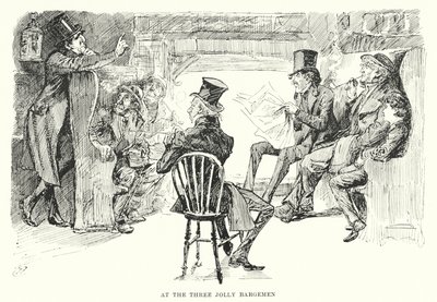 Illustratie voor Great Expectations door Charles Dickens door Harry Furniss