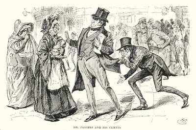 Illustratie voor Great Expectations door Charles Dickens (litho) door Harry Furniss