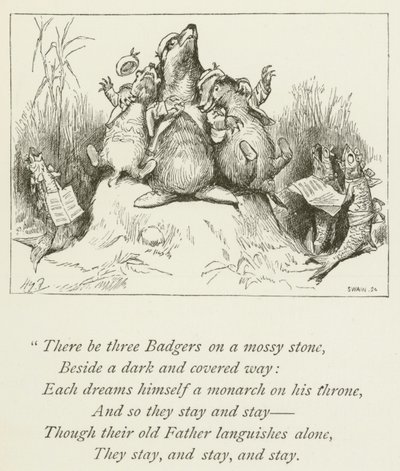 Illustratie voor Sylvie en Bruno door Lewis Carroll door Harry Furniss