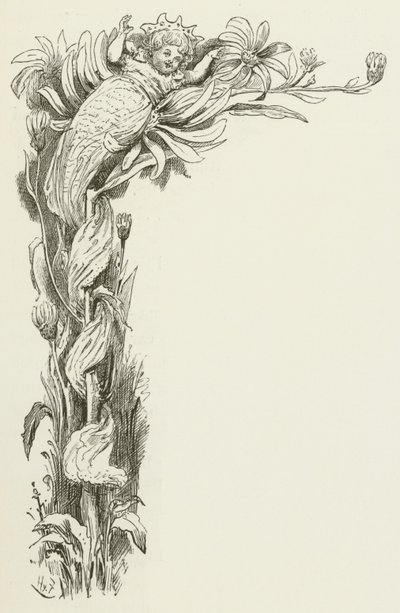 Illustratie voor Sylvie en Bruno door Lewis Carroll door Harry Furniss