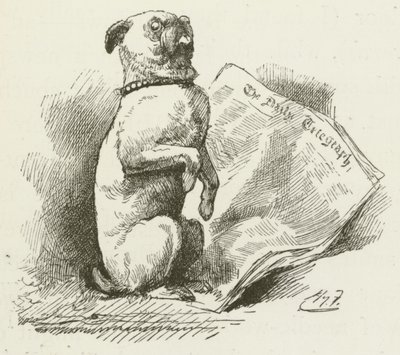 Illustratie voor Sylvie en Bruno door Lewis Carroll door Harry Furniss