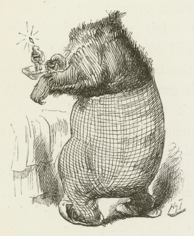 Illustratie voor Sylvie en Bruno door Lewis Carroll door Harry Furniss