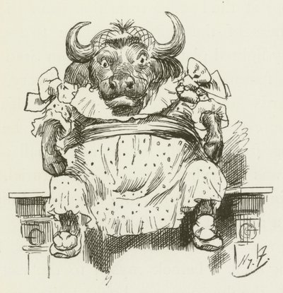 Illustratie voor Sylvie en Bruno door Lewis Carroll door Harry Furniss