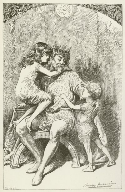 Illustratie voor Sylvie en Bruno door Lewis Carroll door Harry Furniss