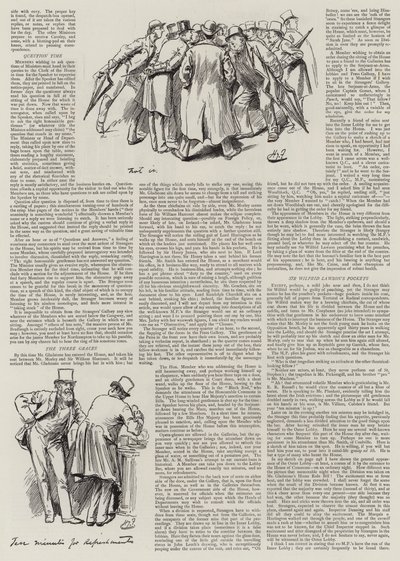 Leven in het Parlement, Vreemdelingen in het Huis door Harry Furniss