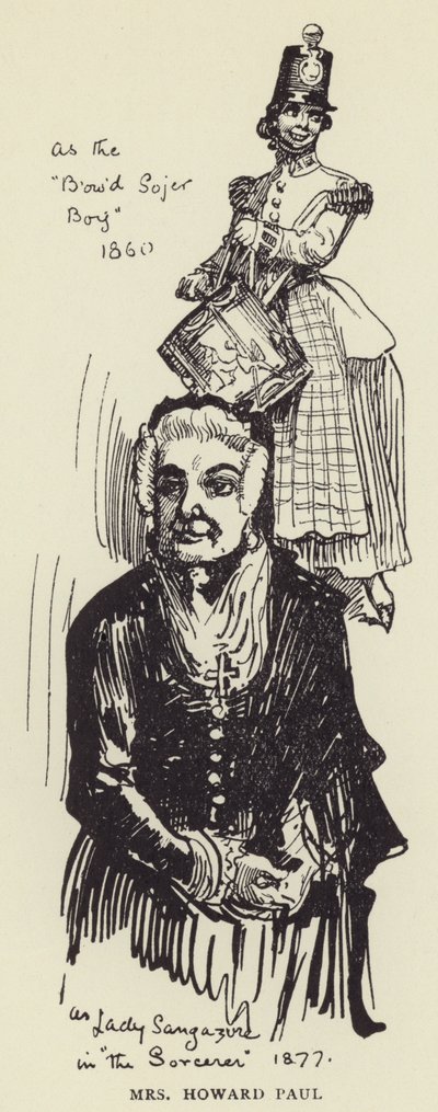 Mevrouw Howard Paul door Harry Furniss
