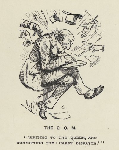 De Grote Oude Man - GOM - W E Gladstone door Harry Furniss
