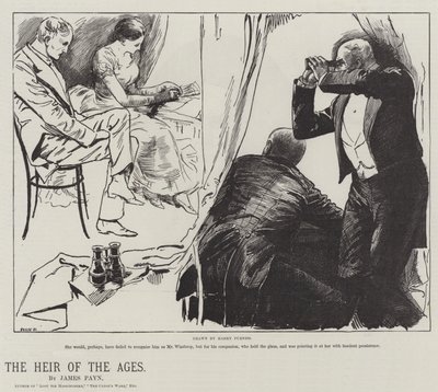 De Erfgenaam der Eeuwen, door James Payn door Harry Furniss