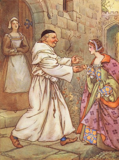 Nell Cook, Een legende van de donkere intrede (kleurenlitho) door Harry George Theaker
