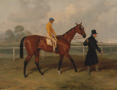 Sir Tatton Sykes leidt het paard 