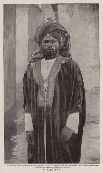 Een Zanzibariet door Harry Hamilton Johnston