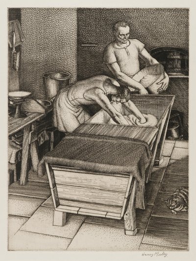 De Bakkerij, 1934 door Harry Morley