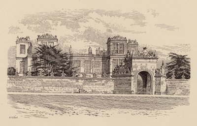 Hardwick Hall, Derbyshire door Harry Percy Clifford