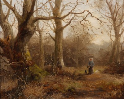 Boslandschap door Harry William Adams