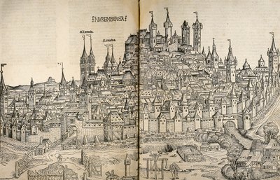 Neurenberg, Duitsland door Hartmann Schedel