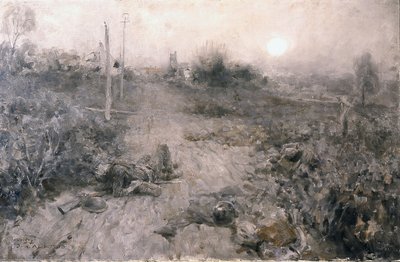 De overval door Harvey T. Dunn