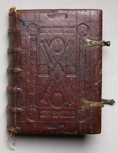 Evangelieboek met Evangelistenportretten door Hausbuch Master