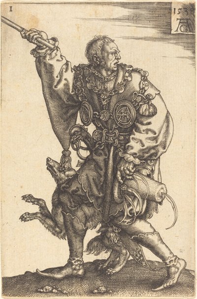 Grote bruiloftsdansers door Heinrich Aldegrever
