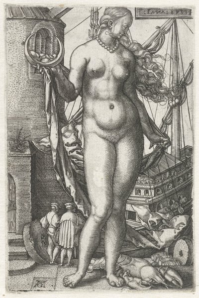 Luna door Heinrich Aldegrever