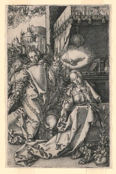 De Annunciatie door Heinrich Aldegrever
