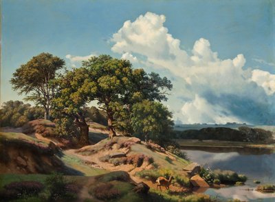 Deens: Deens landschap. Deens landschap. door Heinrich Buntzen