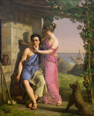 De oorsprong van schilderkunst door Heinrich Eddelien