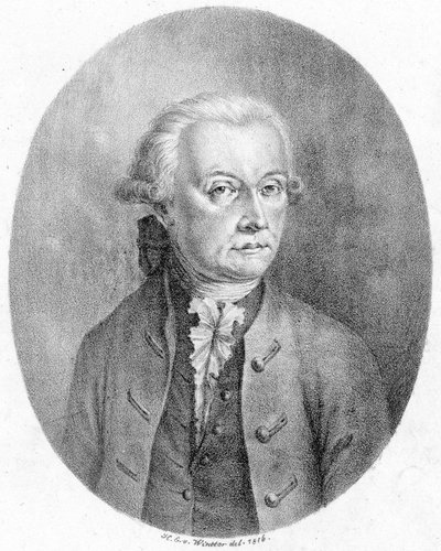 Afgebeelde persoon:  Leopold Mozart door Heinrich Eduard Winter