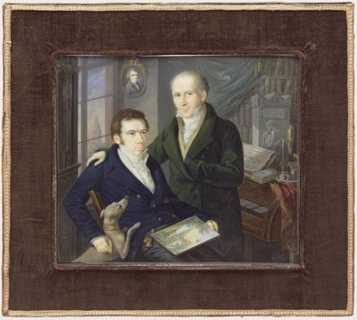 Joseph en Karl August von Klein door Heinrich Franz Schalck
