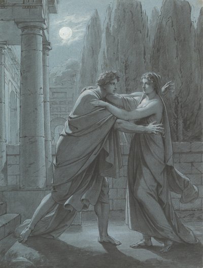 Lais Verrast Aristippus, ca. 1801 door Heinrich Friedrich Füger