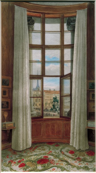 Uitzicht vanuit het Berliner Stadtschloss door Heinrich Hintze
