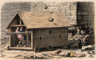 Stormram, belegeringsmachine door Heinrich Leutemann