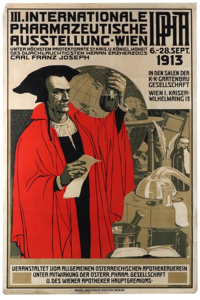 III Internationale Farmaceutische Tentoonstelling Wenen, 1913 door Heinrich Maria Pangratz