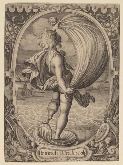 Aiolos, Personificatie van Wind door Heinrich Ulrich