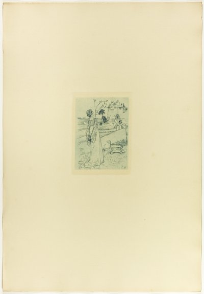 Sprookje door Heinrich Vogeler
